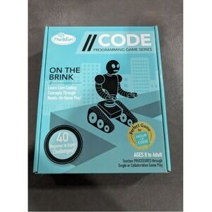 ThinkFun CODE On The Brink Programming Game STEM Logic Puzzle 8+-Sealed